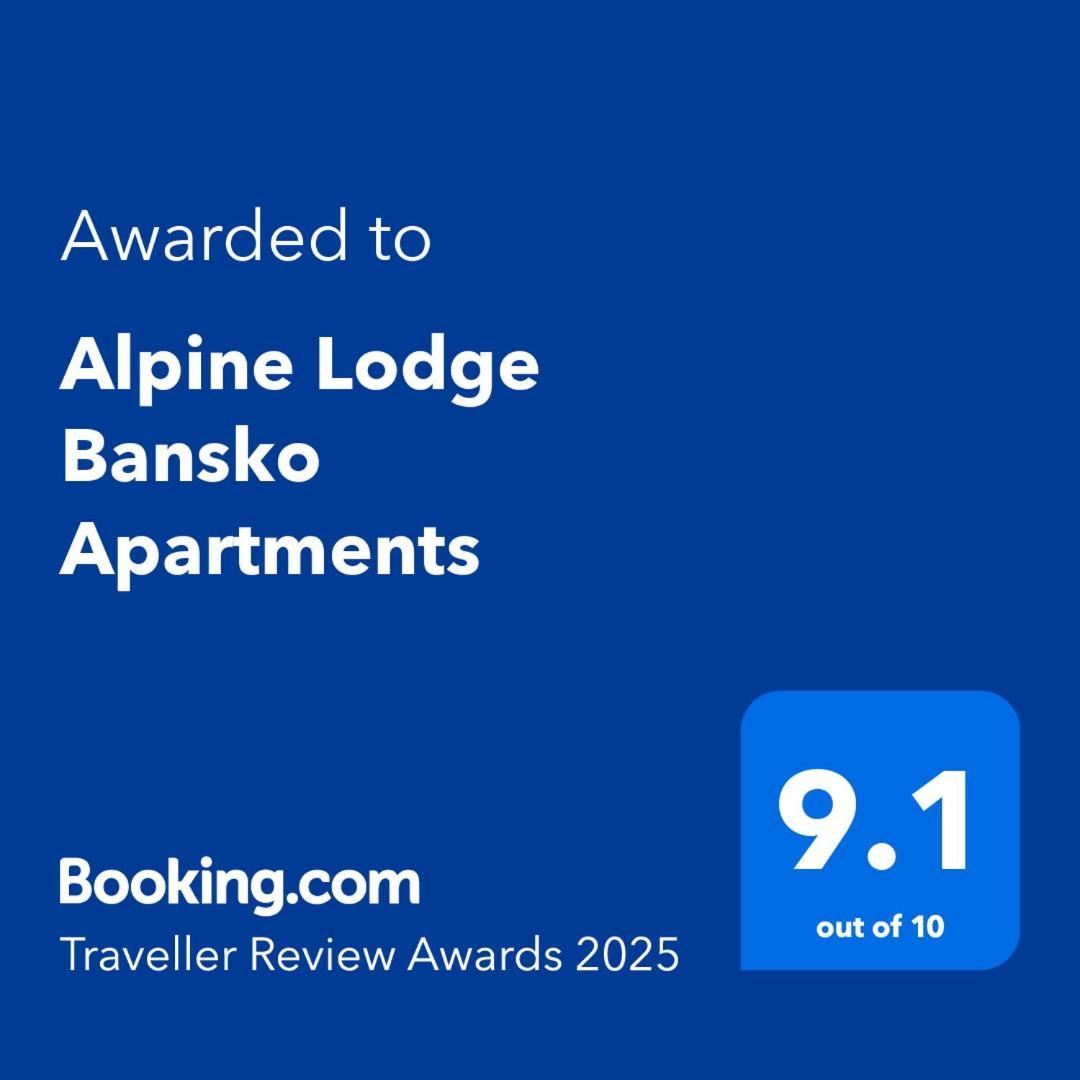 Alpine Lodge Bansko Apartments Ngoại thất bức ảnh
